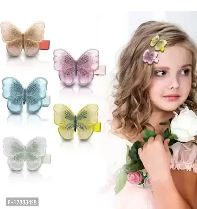 BUTTERFLY  HAIR  CLIP  PACK OF 10-thumb2