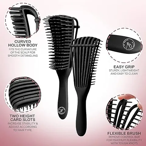 Stylish Plastic Hair Brush Pack of 1