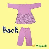 Full Sleeves Frock and Pajami for Baby Girl ( 6 to 12 M ( Heart ) clothing set-thumb1