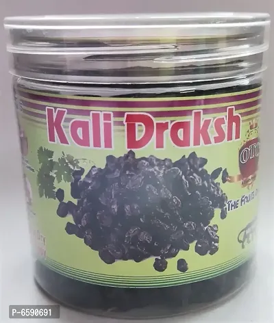 Black Raisins - Kali Kishmish with Seed ,Kali Draksh,250g-thumb0
