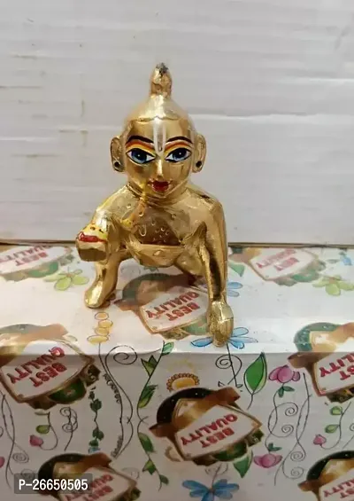 Idolatrous Brass Laddu Gopal Ji For Home Decor-thumb0