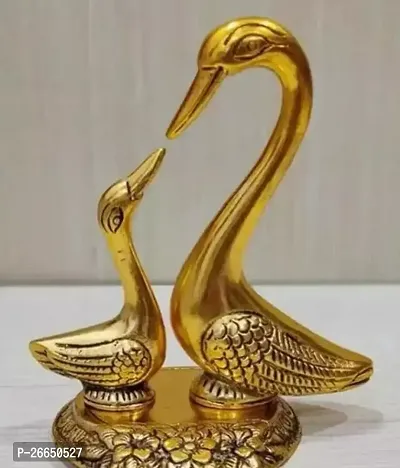 Idolatrous Metal Pair Of Swan For Home Decor-thumb0