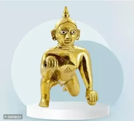 Idolatrous Metal Laddu Gopal Ji For Home Decor-thumb0