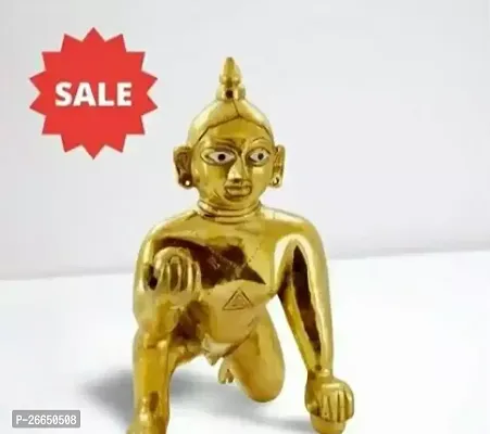 Idolatrous Metal Laddu Gopal Ji For Home Decor-thumb0