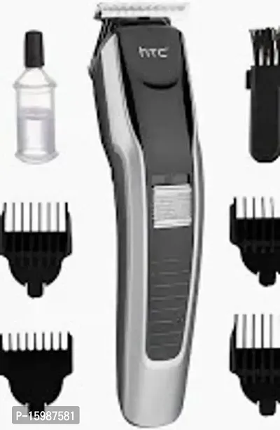 HTC 538-Beard--Trimmer- 60 min Runtime Trimmer 45 MIN Trimmer 60 min Runtime 4 Length Settings  (Silver, Black)-thumb0