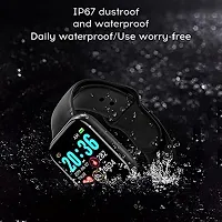 ID116 SMART WATCH Smartwatch  (Black Strap, FREE)-thumb2