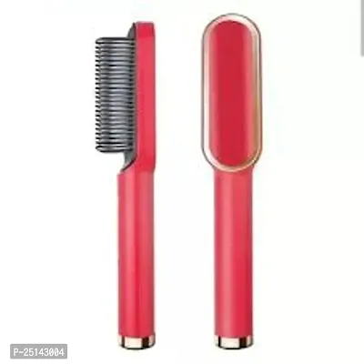 B Smoothing Comb, Electric Hair Brush, Straightener Comb Hair Straightener Brush  (Multicolor)-thumb3