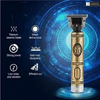 Trimmer For Men, Professional Hair Clipper, Adjustable Blade Clipper and Shaver, Close Cut Precise Hair Machine, Body Trimmer (Metal Body)-thumb1