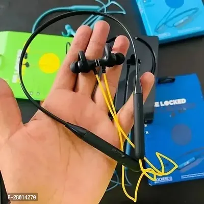 Modern Wireless Bluetooth Neckband Headphones with Mic-thumb2