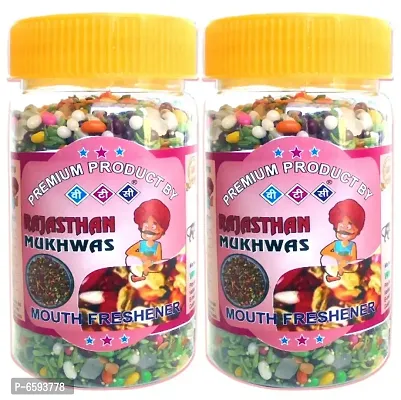 Yummy Rajasthani Mukhwas Digestive Mouth Freshener Pack of 2 (200 g)-thumb0