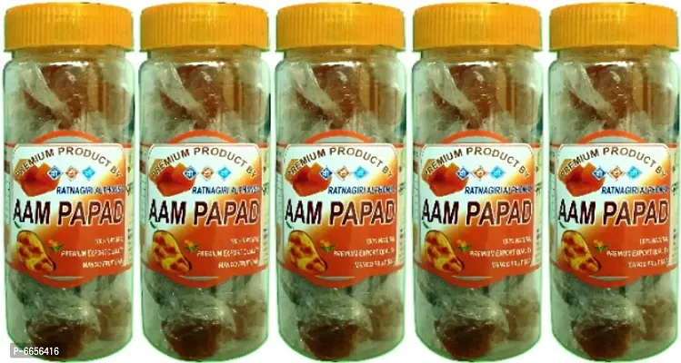 Hygienically Prepared And Yummy Aam Papad Slice Pack of 5 (850 g)