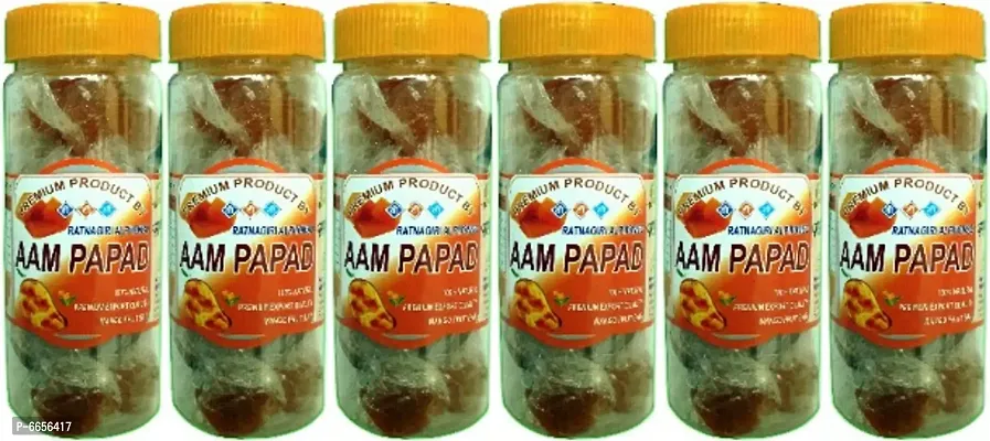 Hygienically Prepared And Yummy Aam Papad Slice Pack of 6 (1020 g)