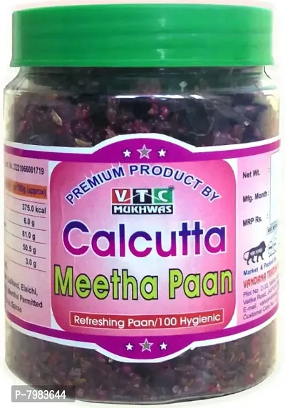Traditional  Natural - Paan Mukhwas - Premium Quality - Hygienically Packed (Calcutta Meetha Paan, 400g) Meetha Paan Mouth Freshener