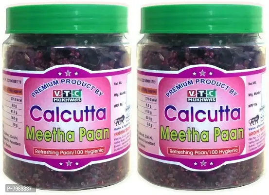Natural  Yummy - Calcutta Meetha Paan - Sweet Paan Sweet Paan Mouth Freshener Mukhwas 2*400 Grams