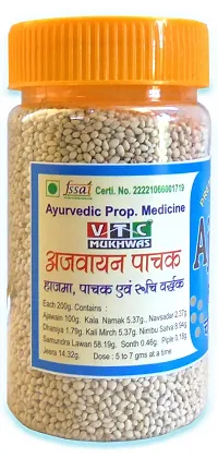 VTC MUKHWAS Pure Digestive Ajwain Pachak Ayurvedic Ajwain Pachak Mouth Freshener 200 Gram-thumb1