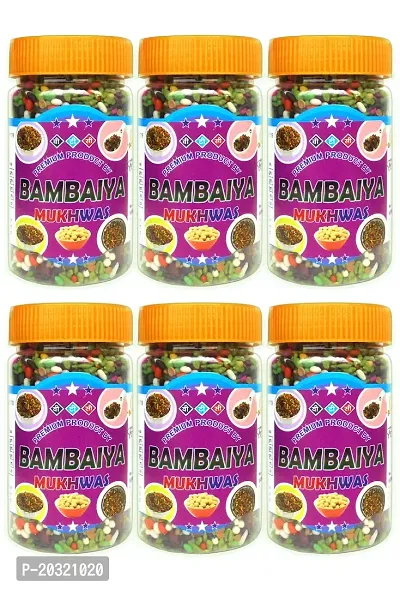 VTC MUKHWAS Bambaiya Sweet Mix Mukhwas Mix Saunf Mouth Freshener 900 Gram Pack of 6