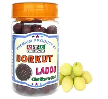 VTC MUKHWAS Real Taste of Ber, Borkut Laddu, Borkut Peda Borkut Candy 600 Gram Pack of 4-thumb3