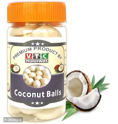 VTC MUKHWAS Real Milk Coconut Peda, Coconut Toffee, Coconut Candy 150 g-thumb0
