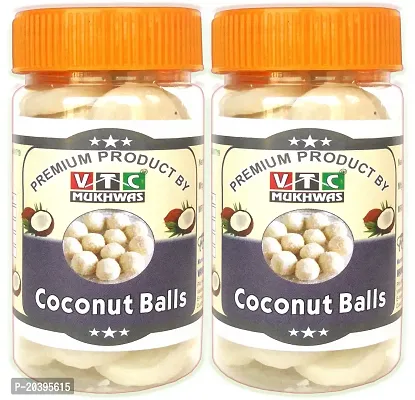 VTC MUKHWAS Real Milk Coconut Peda, Coconut Toffee, Coconut Candy 300 g Pack of 2