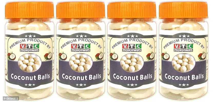 VTC MUKHWAS Real Milk Coconut Peda, Coconut Toffee, Coconut Candy 600 g Pack of 4