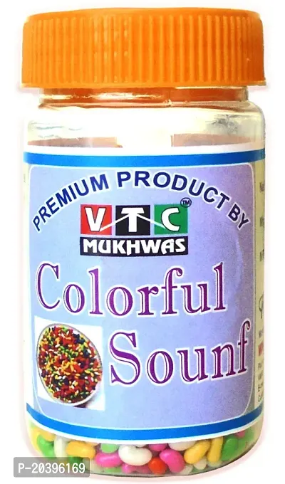 VTC MUKHWAS Premium Sweet Mix Tini Mini Colorful Saunf, Tini Mini Mix Saunf Mouth Freshener 150 g-thumb0
