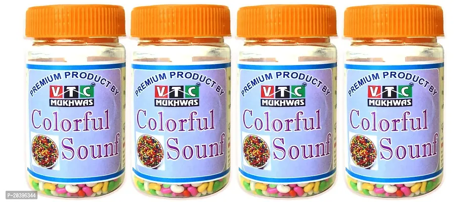 VTC MUKHWAS Premium Sweet Mix Tini Mini Colorful Saunf, Tini Mini Mix Saunf Mouth Freshener 600 g-thumb0