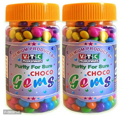 VTC MUKHWAS Pure Chocolate Gems, Chocolate Candy, Chocolate Munchies Toffee 300 g