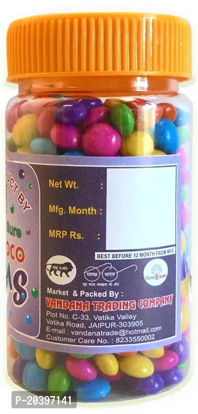 VTC MUKHWAS Pure Chocolate Gems, Chocolate Candy, Chocolate Munchies Toffee 300 g-thumb2