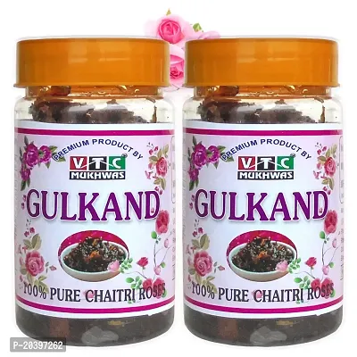 VTC MUKHWAS Pure Gulkand Jam, Natural Rose Petal Jam 400 g-thumb0