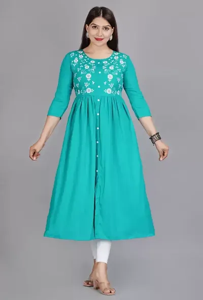 Trendy Rayon Anarkali Kurtis