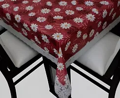 Table Cover 3D Large Size 6 Seater 60*90 centre table/Dining table printed Table Cover with Lace-thumb1