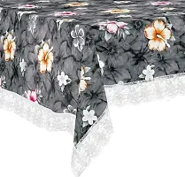Rectangular Table Cover 3D Medium Size 2 to 4 Seater 40*60 Printed Table Cover with Lace/ Centre Table Cover-thumb2