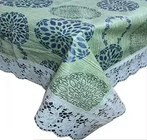 Rectangular Table Cover 3D Medium Size 2 to 4 Seater 40*60 Printed Table Cover with Lace/ Centre Table Cover-thumb1