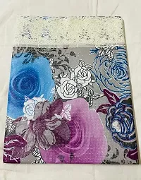 Rectangular Table Cover 3D Medium Size 2 to 4 Seater 40*60 Printed Table Cover with Lace/ Centre Table Cover-thumb2