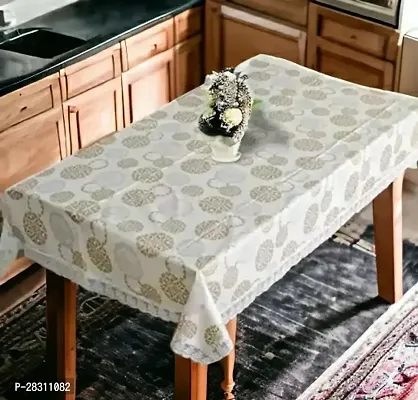 Rectangular Table Cover 3D Medium Size 2 to 4 Seater 40*60 Printed Table Cover with Lace/ Centre Table Cover-thumb0