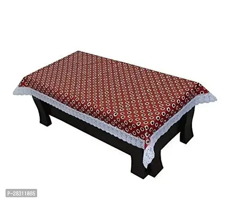 Rectangular Table Cover 3D Medium Size 2 to 4 Seater 40*60 Printed Table Cover with Lace/ Centre Table Cover-thumb3