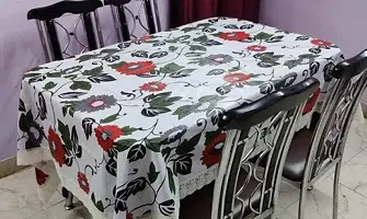 Rectangular Table Cover 3D Medium Size 2 to 4 Seater 40*60 Printed Table Cover with Lace/ Centre Table Cover-thumb1