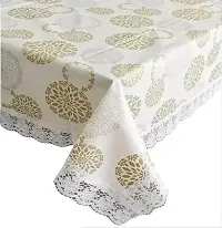 Rectangular Table Cover 3D Medium Size 2 to 4 Seater 40*60 Printed Table Cover with Lace/ Centre Table Cover-thumb2