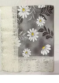 Rectangular Table Cover 3D Medium Size 2 to 4 Seater 40*60 Printed Table Cover with Lace/ Centre Table Cover-thumb2