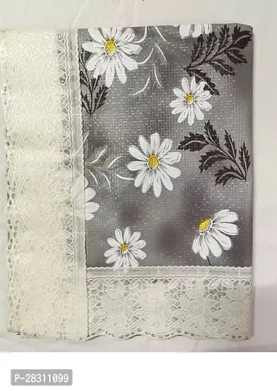 Rectangular Table Cover 3D Medium Size 2 to 4 Seater 40*60 Printed Table Cover with Lace/ Centre Table Cover-thumb3