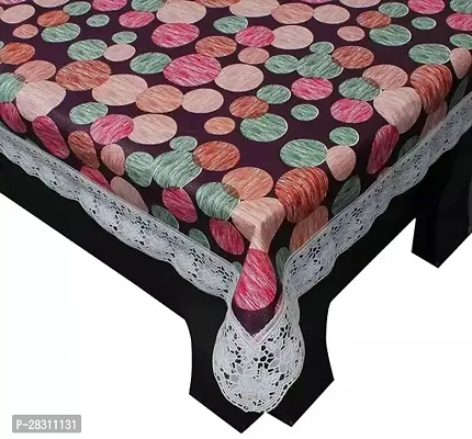 Rectangular Table Cover 3D Medium Size 2 to 4 Seater 40*60 Printed Table Cover with Lace/ Centre Table Cover-thumb3