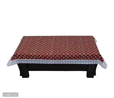 Rectangular Table Cover 3D Medium Size 2 to 4 Seater 40*60 Printed Table Cover with Lace/ Centre Table Cover-thumb2
