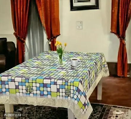 Rectangular Table Cover 3D Medium Size 2 to 4 Seater 40*60 Printed Table Cover with Lace/ Centre Table Cover