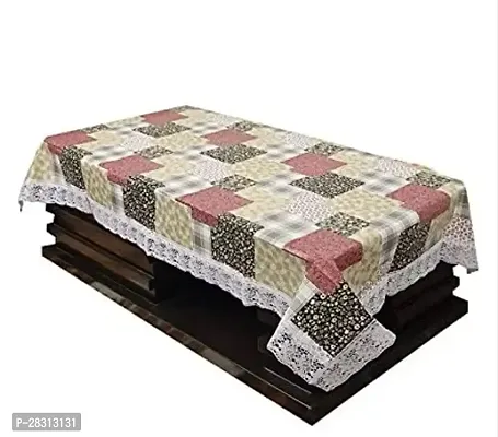 Table Cover 3D Large Size 6 Seater 60*90 centre table/Dining table printed Table Cover with Lace-thumb2