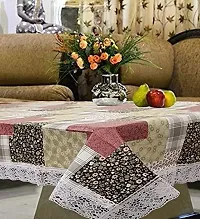 Table Cover 3D Large Size 6 Seater 60*90 centre table/Dining table printed Table Cover with Lace-thumb2