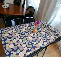 Table Cover 3D Large Size 6 Seater 60*90 centre table/Dining table printed Table Cover with Lace-thumb1