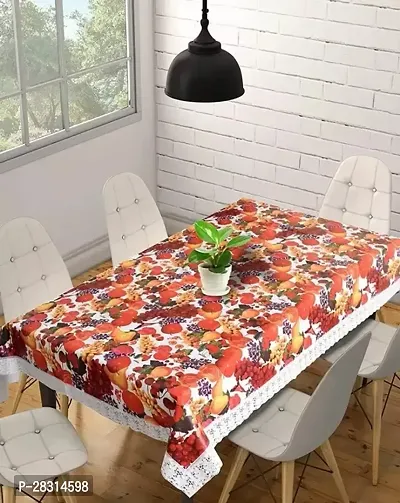 Rectangular Table Cover 3D Medium Size 2 to 4 Seater 40*60 Printed Table Cover with Lace/ Centre Table Cover-thumb2