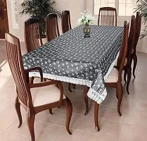 Table Cover 3D Large Size 6 Seater 60*90 centre table/Dining table printed Table Cover with Lace-thumb1