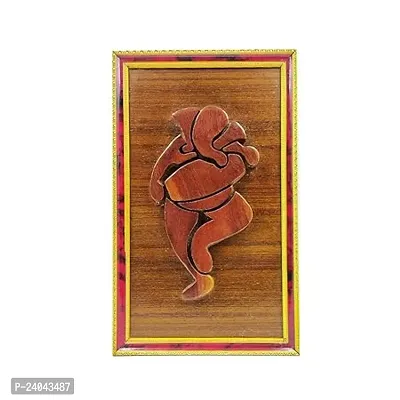 Premium Quality Designer Made Wooden Photo Frame Of Ganesh Without Glass-thumb0