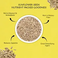 TruNutra_ Sunflower Seeds For Eating | Zinc  Fiber Rich  Light Snack | 100% Natural Raw Sunflower Seeds 200gm-thumb2